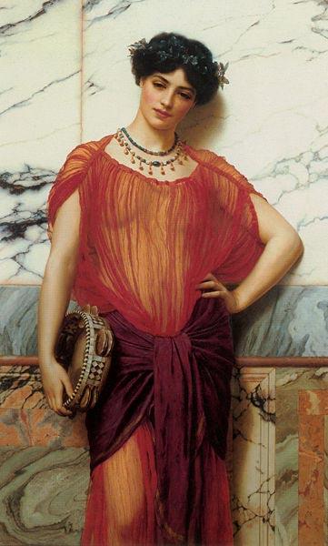 John William Godward Drusilla oil painting image